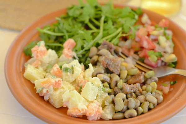 Saladas para churrasco — Fotografia de Stock