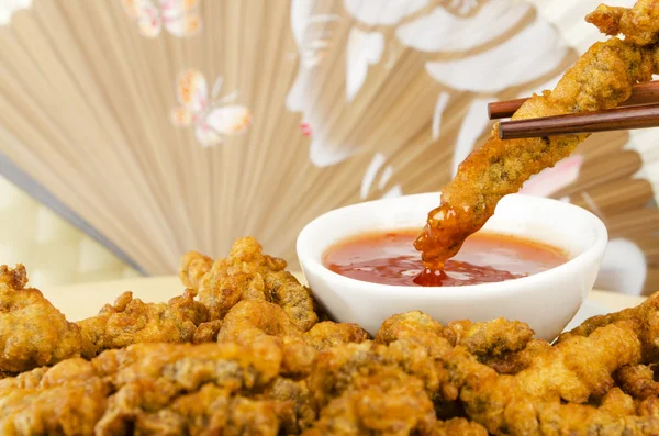 Oriental Deep Fried Crispy Beef — Stock Photo, Image