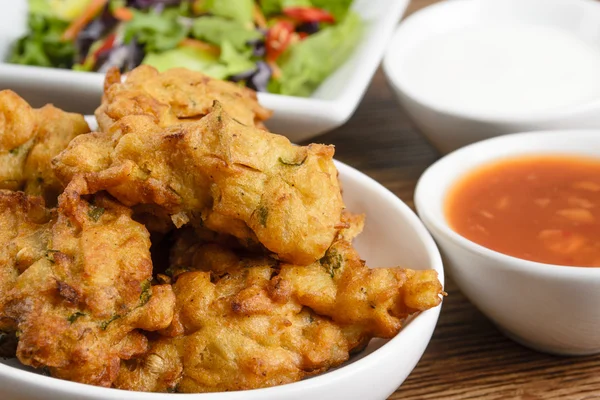 Vegetable Pakora or Bhaji — 图库照片