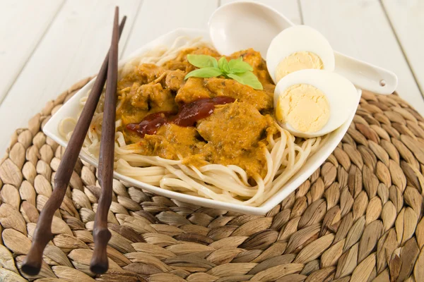 Dry Curry Mee — Stock Photo, Image