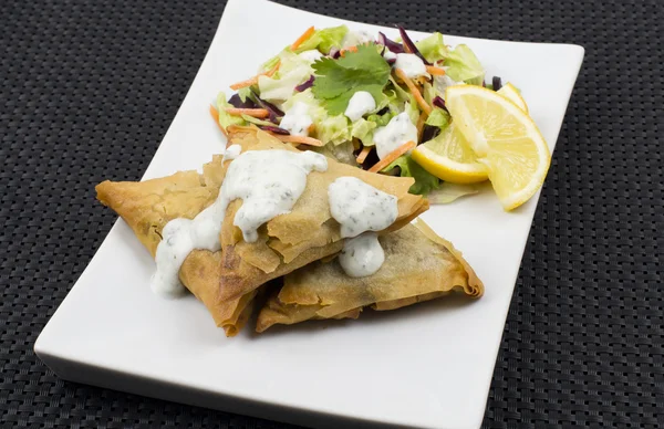 Lamb Samosas — Fotografie, imagine de stoc