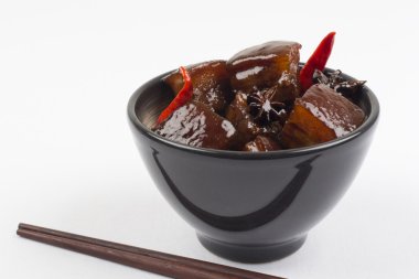 dansöz kırmızı kızarmış domuz eti