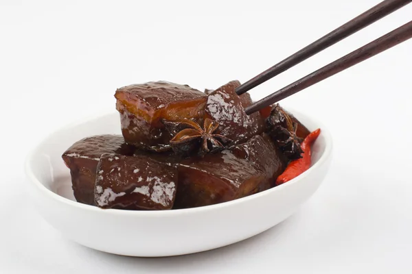 Red-Braised Belly Pork — Stock Photo, Image