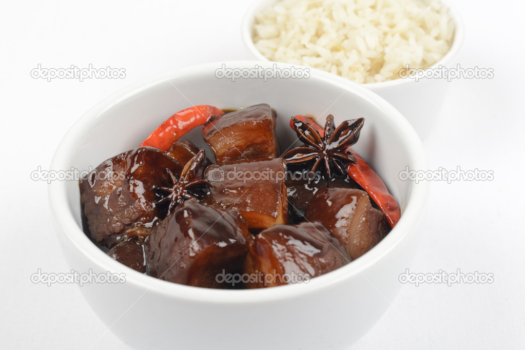 Red-Braised Belly Pork & Rice