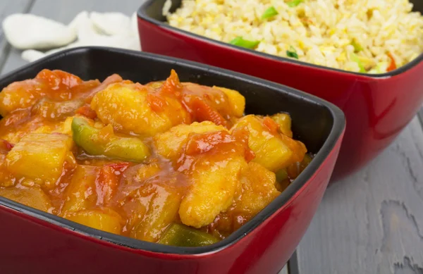 Sweet and Sour Chicken — Stock Photo, Image