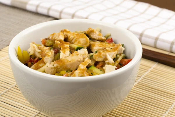 Chicken Teriyaki Noodles — Stock Photo, Image