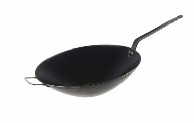 Mavi çelik wok