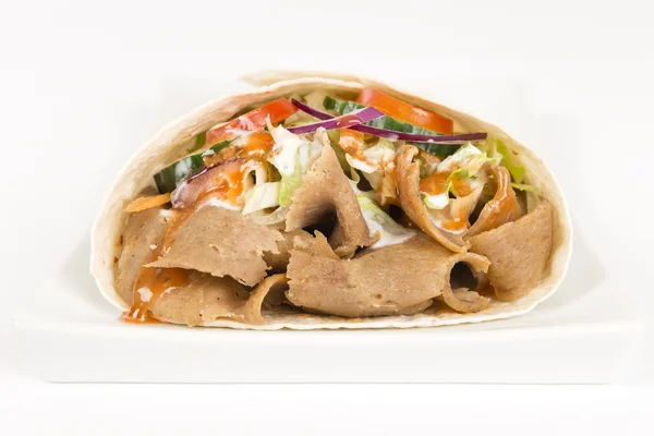 Impacco di Donner kebab — Foto Stock