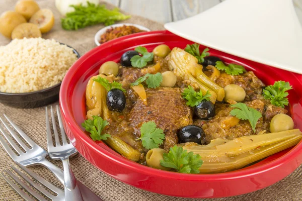 Tagine de frango — Fotografia de Stock