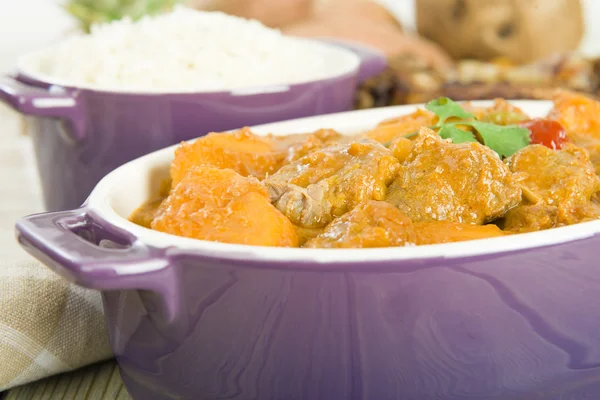 Lamb and Sweet Potato Peanut Curry — Stock Image Lamb and Sweet Potato Peanut Curry Royalty Free Stock Images