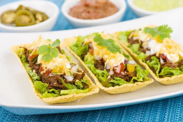 Rindfleisch-Tacos — Stockfoto