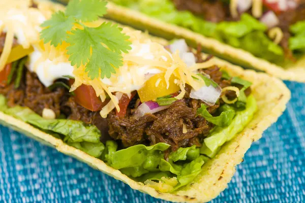 Rindfleisch-Tacos — Stockfoto