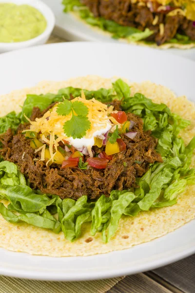 Tacos de carne — Fotografia de Stock