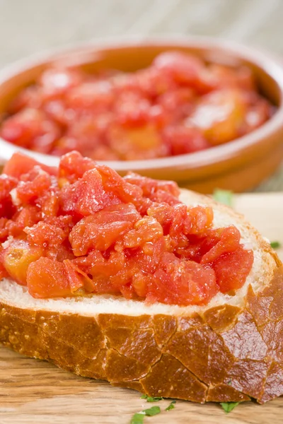 Pão de tomate espanhol — Fotografia de Stock