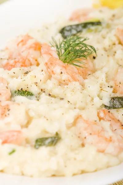 Prawn Risotto Bianco — Stock Photo, Image