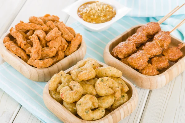 Malaysiska stil snacks — Stockfoto