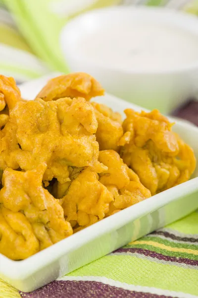 Houbová pakora — Stock fotografie