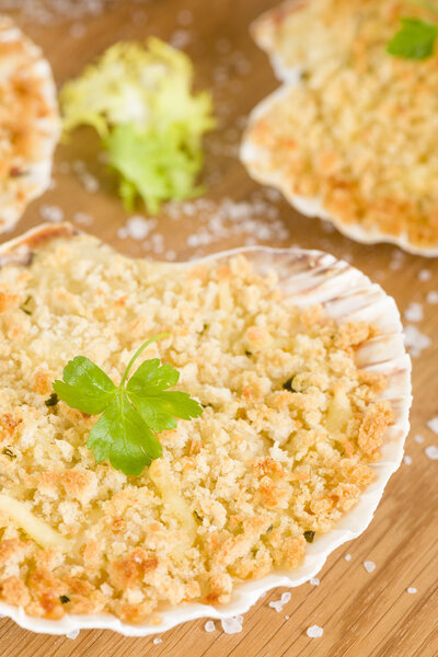 Scallop & Crewn Gratin
