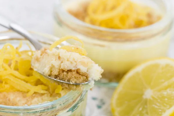 Limonlu cheesecake — Stok fotoğraf