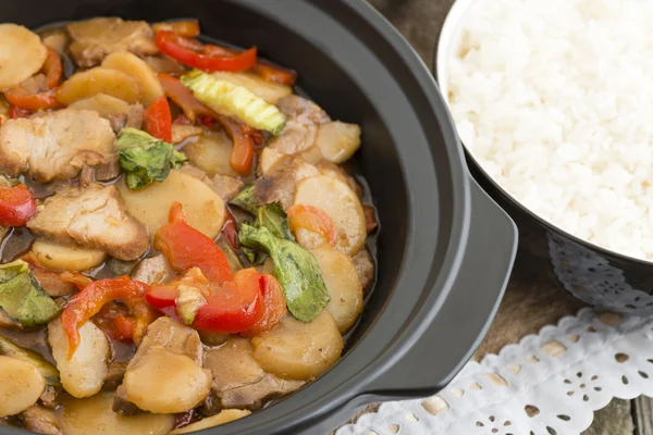 Pork Chop Suey Stock Picture