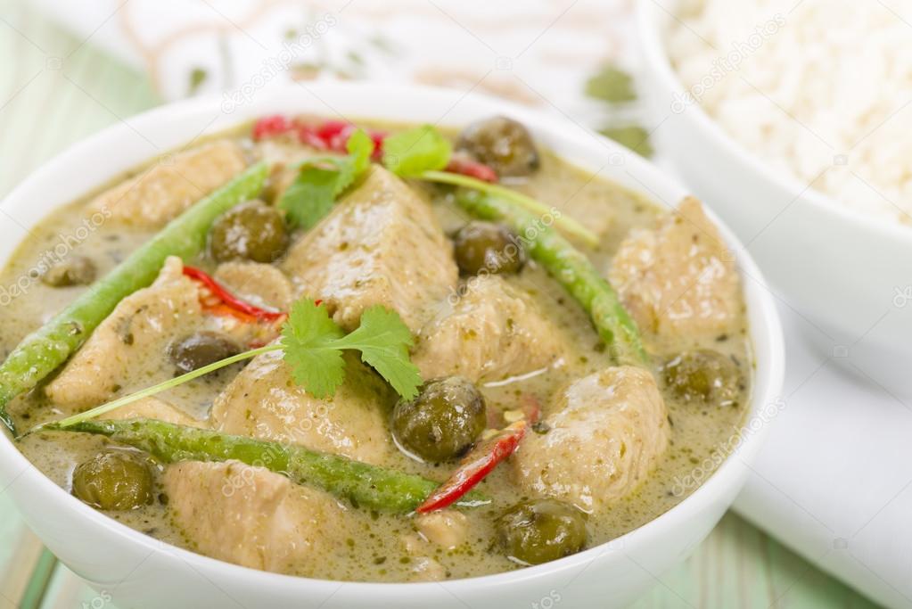 Gaeng Khiao Wan Gai - Stockfotografie: lizenzfreie Fotos © paulbrighton ...