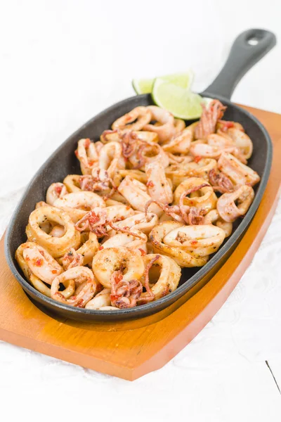 Fried Squid Rings — Stock Photo, Image