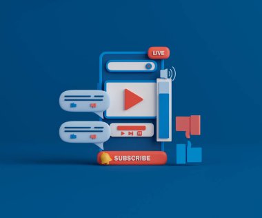 Akıllı telefondaki 3d görüntüleme uygulaması.