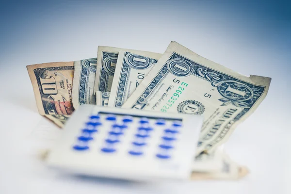 American Dollars on table — Stock Photo, Image