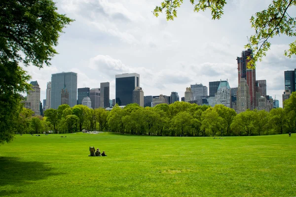 Central Park glade Midtown Mahnattan New York — Stock Photo, Image