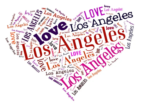 Love Los Angeles — Stock Photo, Image