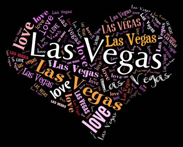 I love Las Vegas — Stock Photo, Image