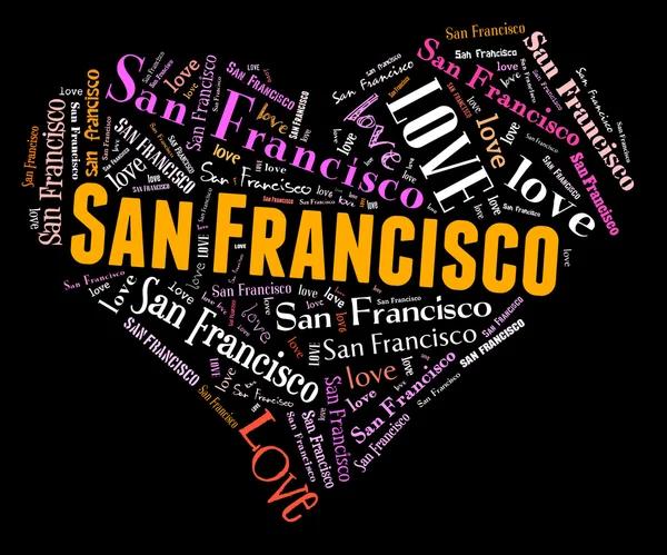 サンフランシスコを愛する — ストック写真