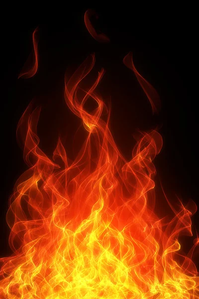 Огонь и пламя фон — стоковое фото