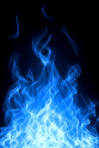 Blue fire — Stock Photo, Image