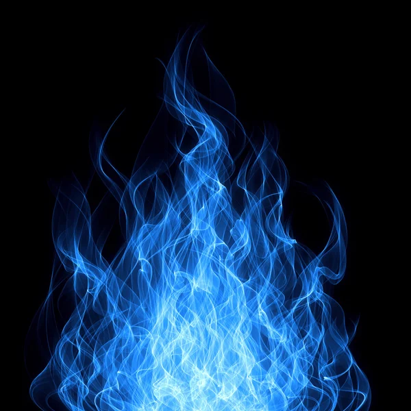 Blå eld — Stockfoto