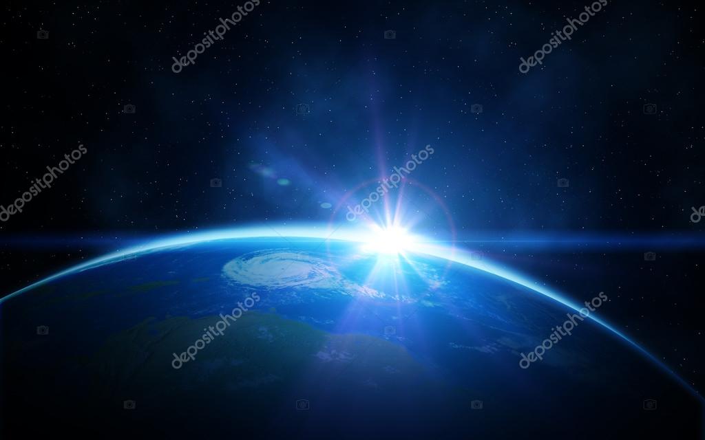 宇宙の惑星地球 ストック写真 C Alanuster