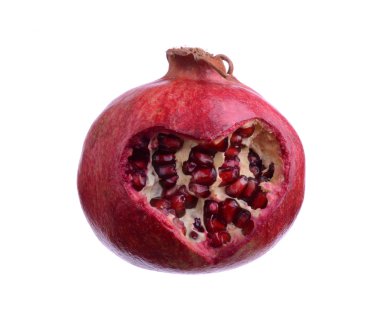 Nar wite üzerinde izole kalp