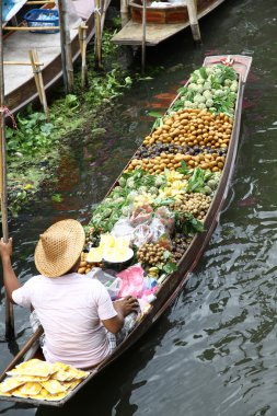 Damnoen Saduak Yüzen Pazar, Bangkok, Tayland