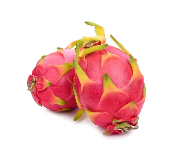 Dragon Fruit Pitaya Geïsoleerd Witte Achtergrond — Stockfoto