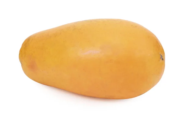 Papaya Vruchten Geïsoleerd Witte Achtergrond — Stockfoto