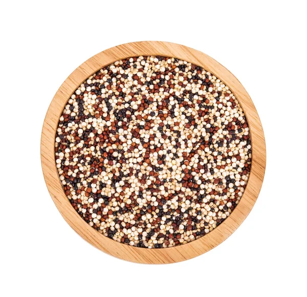 Raw Mix Quinoa Frön Vit Quinoa Svart Quinoa Röd Quinoa — Stockfoto