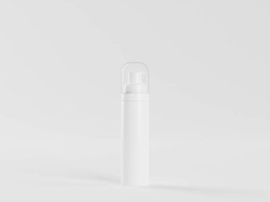 Doğal losyon, krem ya da serum kozmetik için 3 boyutlu şişeler. Kişisel bakım ürünlerinin boş konteynırları. 