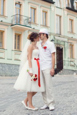 güzel çifti düğün fotoğraf