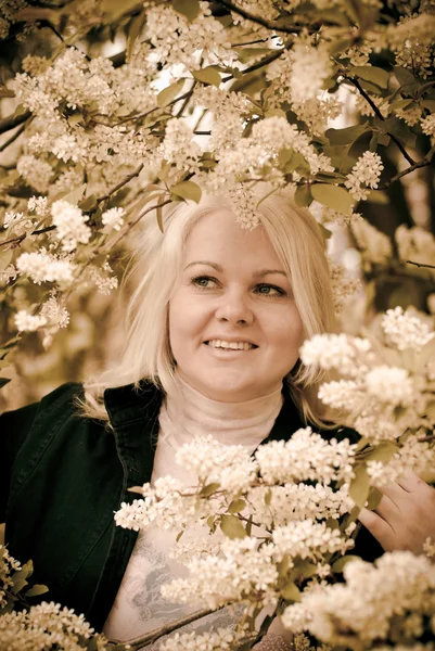 Autumn woman — Stock Photo, Image