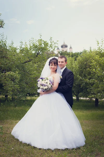 Lopen van onlangs weds — Stockfoto