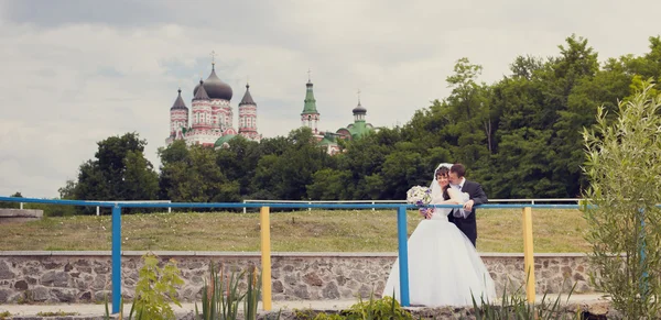 Lopen van onlangs weds — Stockfoto