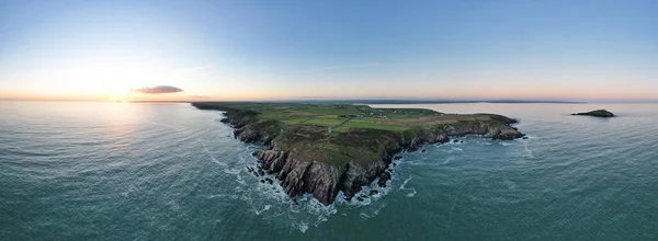 Panoramic View Knockadoon Head Signal Tower Capel Island County Cork — 图库照片