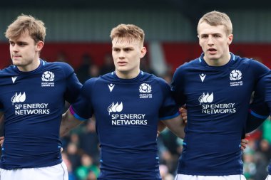 20 Mart 2022, Cork, İrlanda: İrlanda (59) ile İskoçya (5) arasında oynanan 20 Yaş Altı Ulusun Altında karşılaşma. 