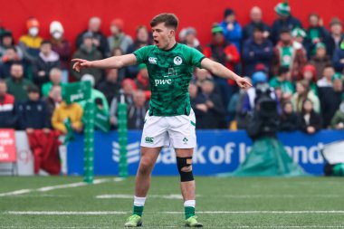 20 Mart 2022, Cork, İrlanda: İrlanda (59) ile İskoçya (5) arasında oynanan 20 Yaş Altı Ulusun Altında karşılaşma. 