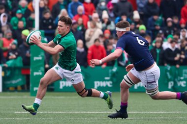 20 Mart 2022, Cork, İrlanda: İrlanda (59) ile İskoçya (5) arasında oynanan 20 Yaş Altı Ulusun Altında karşılaşma. 